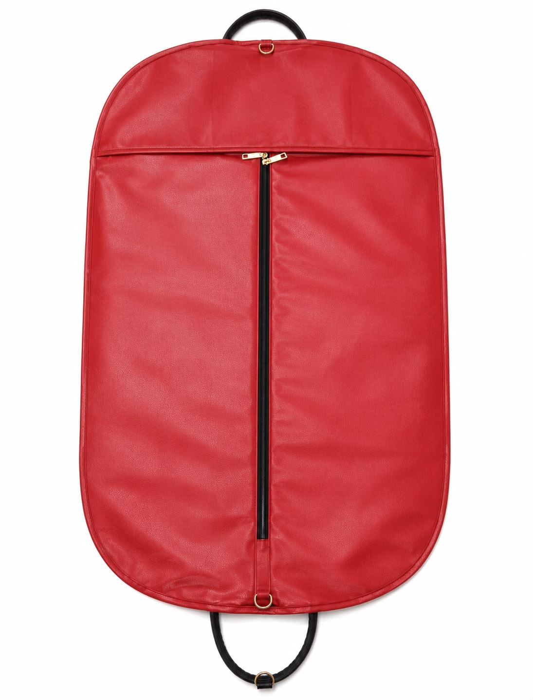Red Leatherette Suit Carrier